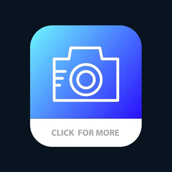 Камера, зображення, Фото, малюнок мобільного додатка кнопки. Android і IOS — стоковий вектор