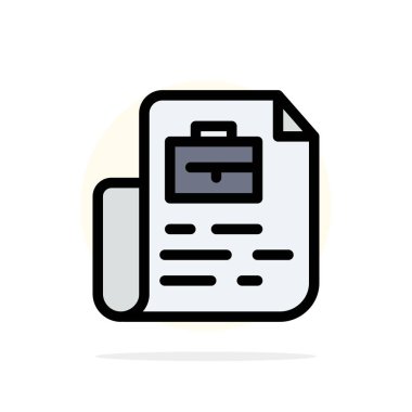 Belge, İş, Dosya, Çanta Soyut Daire Arka Plan Düz renk I