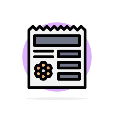 Temel, Ui, Manu, Belge Soyut Daire Arka Plan Düz renk 