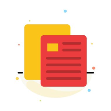 Eğitim, Okul, Test, Okul Soyut Düz Renk Simge Templat