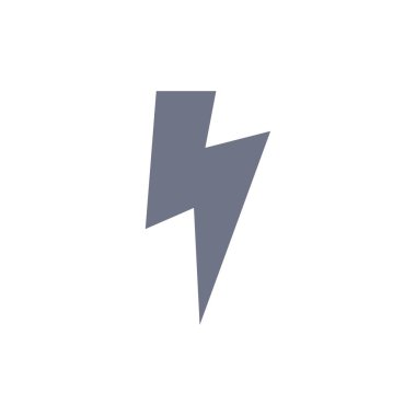 Güç, Temel, Ui Düz Renk Simgesi. Vektör simgesi afiş Şablonu