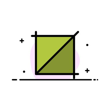 Ürün, Tasarım, Araç İşletme Düz Çizgisi Simge Vektör Sancağını Doldurdu