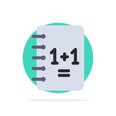 Eğitim, Defter, Not Defteri , 1+1 Soyut Daire Arka Plan Fl