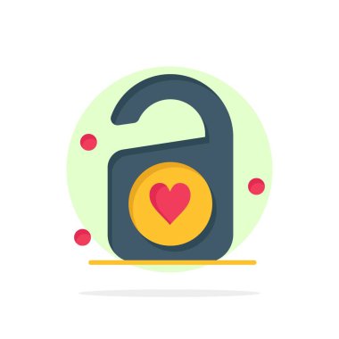 Etiket, Aşk, Kalp, Düğün Soyut Daire Arka Plan Düz renk 