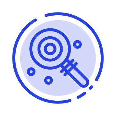 Şeker, Lolipop, Lolly, Tatlı Mavi Noktalı Satır Simgesi