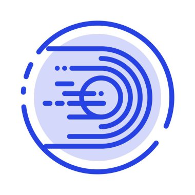 Asteroit, Kuyruklu Yıldız, Uçuş, Işık, Uzay Mavisi Noktalı Çizgi Simgesi