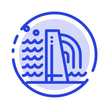 İnşaat, İnşaat, Fabrika, Endüstri Mavi Noktalı Hat Hattı 