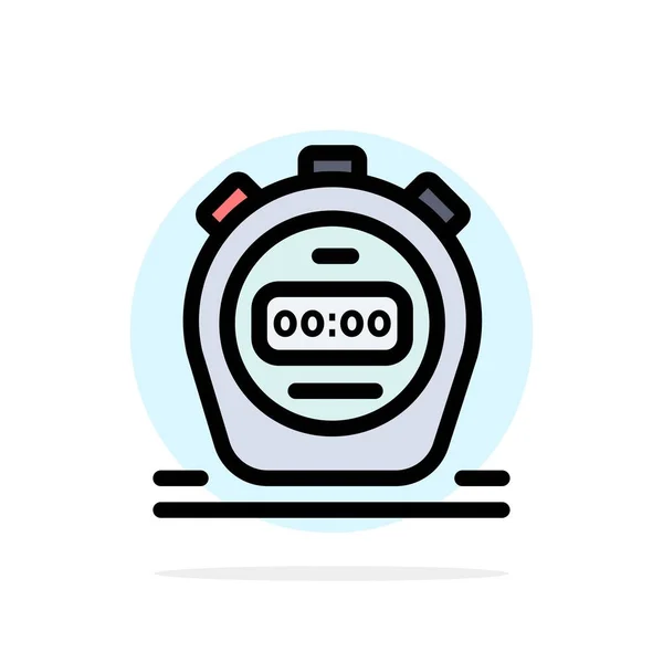 Χρονοδιακόπτης, χρονόμετρο, ρολόι, αφηρημένο κύκλο φόντο επίπεδο χρώμα I — Διανυσματικό Αρχείο