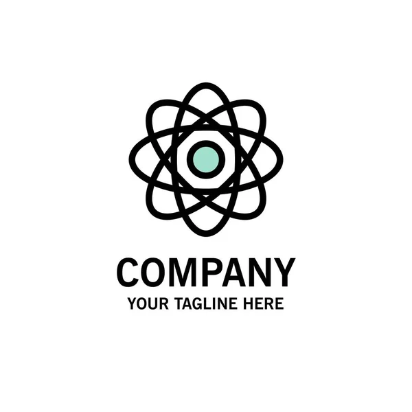 Atom, Biochemistry, Chemistry, Laboratory Business Logo Template
