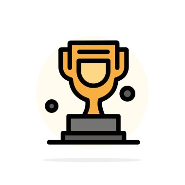 Ödül, Kupa, Kupa, Kanada Soyut Daire Arka Plan Düz renk