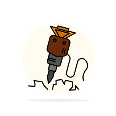 Matkap, İnşaat, İnşaat, Onarım, Takım Soyut Daire Geri