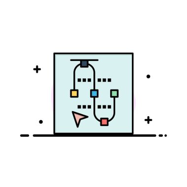 Fare, Ekran, Vektör, Ok İş Düz Satırı Doldurulmuş Simge V