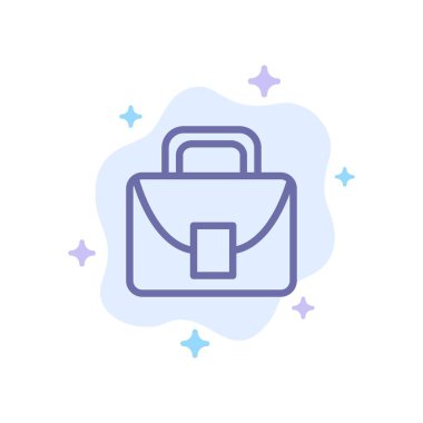 Çanta, İşçi, Lojistik, Soyut Bulut Backgr Küresel Mavi Simge