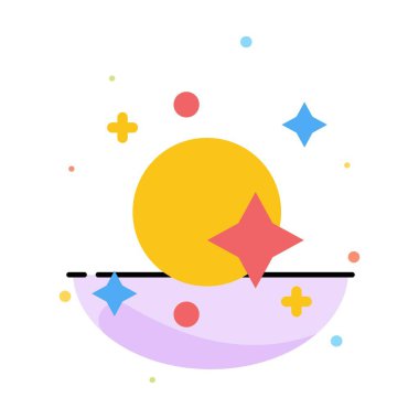 Astronomi, Galaksi, Uydu, Uzay, Uzay Gemisi Soyut Düz Col