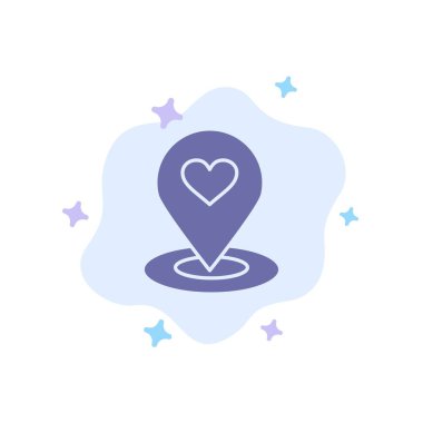 Konum, Harita, Konum Bulucu, Pin, Soyut'ta Kalp Mavisi Simgesi