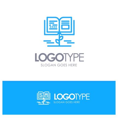 Büyüme, Bilgi, Büyüme Bilgisi, Eğitim Mavi Logo Hattı St