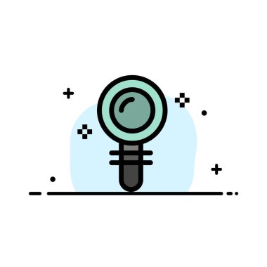 Arama, Laboratuvar, Bul, Biyokimya İş Düz Hat Dolu Simge 