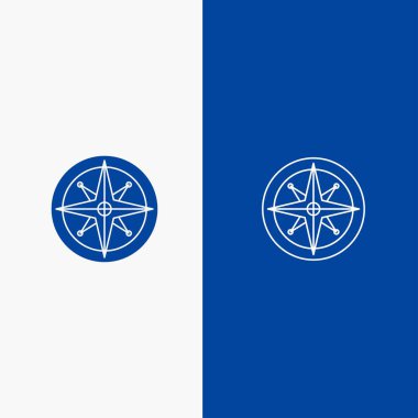 Pusula, Konum, Navigasyon, Navigasyon, Konum Çizgisi ve Glyp