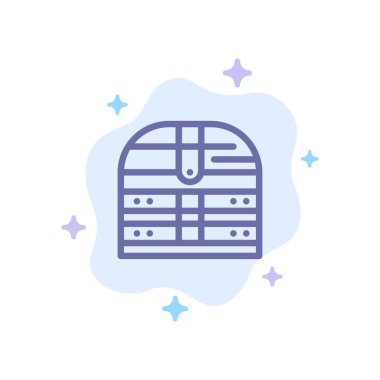 Kutu, para, Irlanda, soyut bulut Backgr güvenlik mavi simge