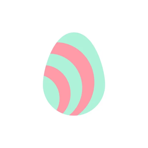 Huevo, Pascua, Naturaleza, Primavera Icono de Color Plano. Banner de icono de vector — Vector de stock