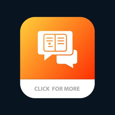 Sohbet, Mesajlar, Pop-up, Sms Mobil Uygulama Düğmesi. Android ve Ios Gl