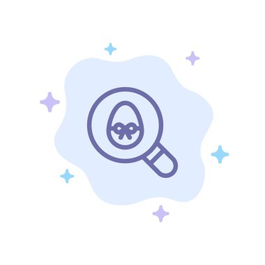 Arama, Yumurta, Paskalya, Soyut Bulut Backgro Tatil Mavi Simge