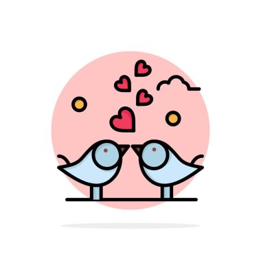 Gelin, Kalpler, Aşk, Loving, Düğün Soyut Daire Arka Plan 