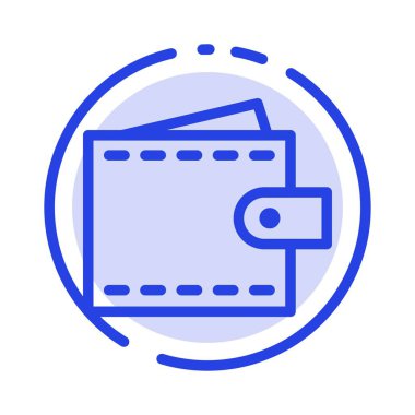 İş, Finans, Arayüz, Kullanıcı, Cüzdan Mavi Noktalı Satır