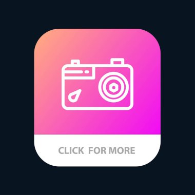 Kamera, Resim, Resim, Fotoğraf Mobil Uygulama Düğmesi. Android ve Ios