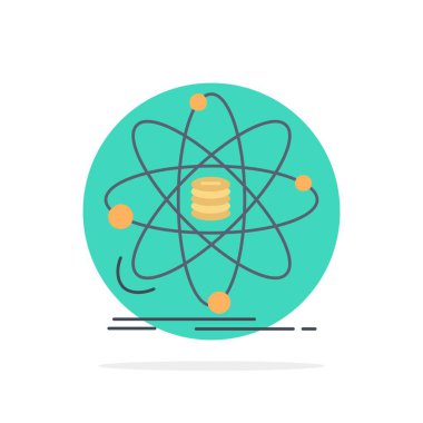 Analiz, veri, bilgi, araştırma, bilim Düz Renk Simge V