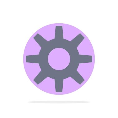 Dişli, Ayar, Tekerlek Soyut Daire Arka Plan Düz renk Simgesi