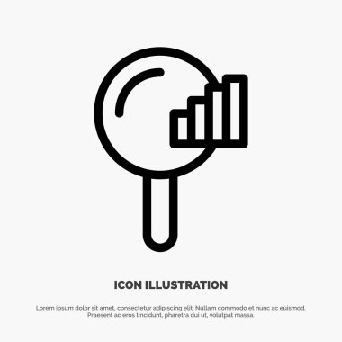 Bul, Arama, Servis, Sinyal Hattı Simge Vektörü