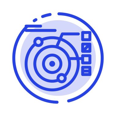 Veri, Model, Yörünge, Gezegen, Güneş Mavisi Noktalı Çizgi Simgesi