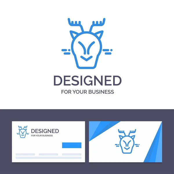 Δημιουργική επαγγελματική κάρτα και λογότυπο Alpine, Αρκτική, Καναδάς, — Διανυσματικό Αρχείο