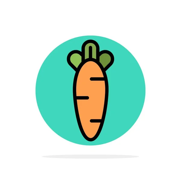 Морковь, продукты питания, Пасха, природа Аннотация Круг фон Плоская коль — стоковый вектор