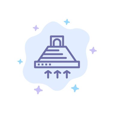 Hood, Yemek, Mutfak, Egzoz, Soyut Clo Üzerinde Duman Mavi Simge