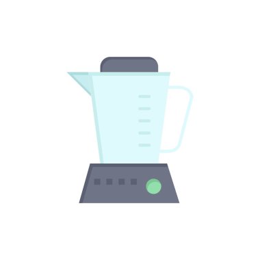 Blender, Elektrik, Ev, Makine Düz Renk Simgesi. Vektör simgesi b