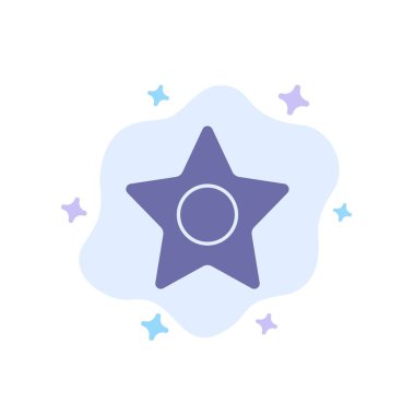 Star, Medya, Soyut Bulut Arka Plan Studio Blue Icon