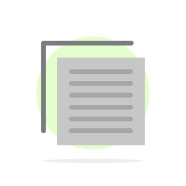 Belge, Dosya, Kullanıcı, Arayüz Soyut Daire Arka Plan Düz 