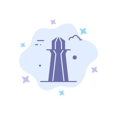 Kanada, Co Tower, Kanada Kulesi, soyut C 'de mavi simge oluşturma