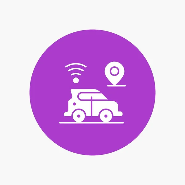 Car, Location, Map, Technology — Stock Vector