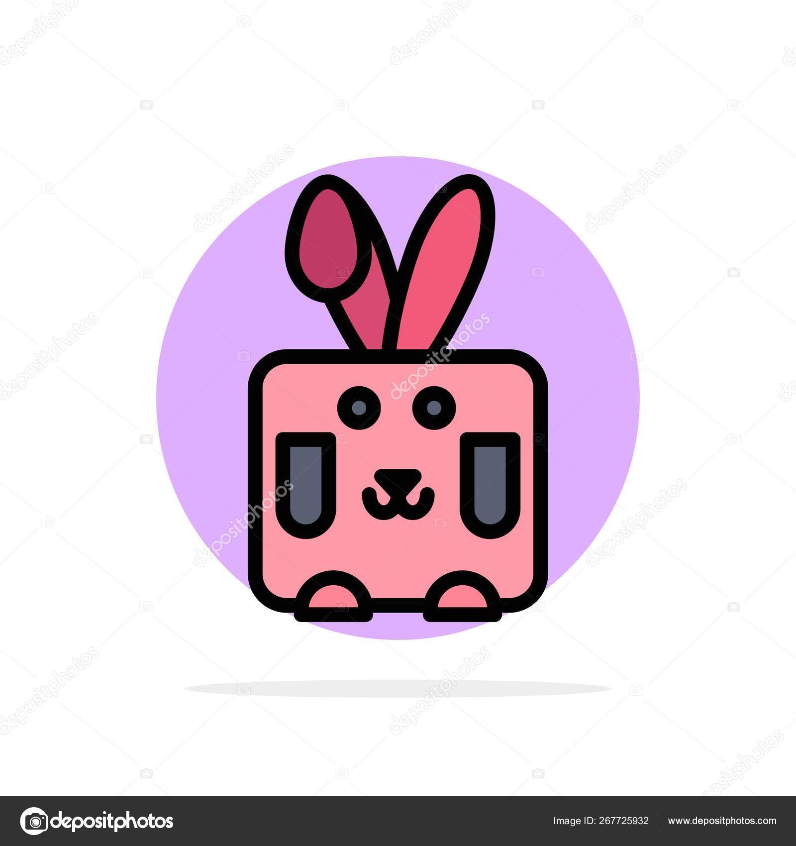 Kelinci, Paskah, Kelinci, Liburan Abstrak Lingkaran Latar Belakang