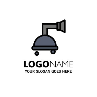 Banyo, Temiz, Duş İş Logo Şablonu. Düz Renk