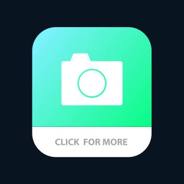 Kamera, Görüntü, Fotoğraf, Temel Mobil Uygulama Düğmesi. Android ve Ios G