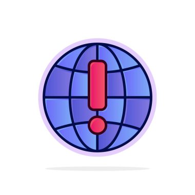 Küre, İnternet, Tarayıcı, Dünya Soyut Daire Arka Plan Düz 