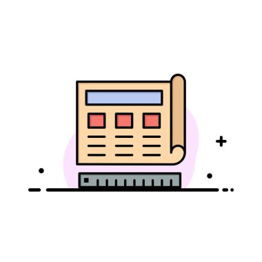 Blueprint, Mavi, Baskı, Web Sitesi, Web İş Logo Şablonu. Fla