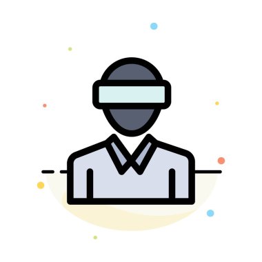 Gözlük, Hareket, Gerçeklik, Teknoloji, Adam Soyut Düz Renk Ic