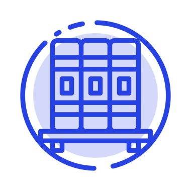 Dolap, Eğitim, Çalışmalar Mavi Noktalı Çizgi Simgesi