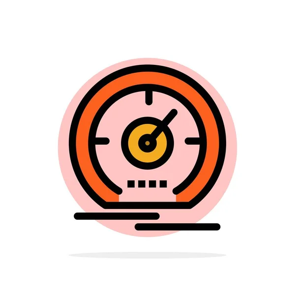 Calibre, tablero de instrumentos, medidor, velocidad, velocímetro Espalda del círculo abstracto — Archivo Imágenes Vectoriales