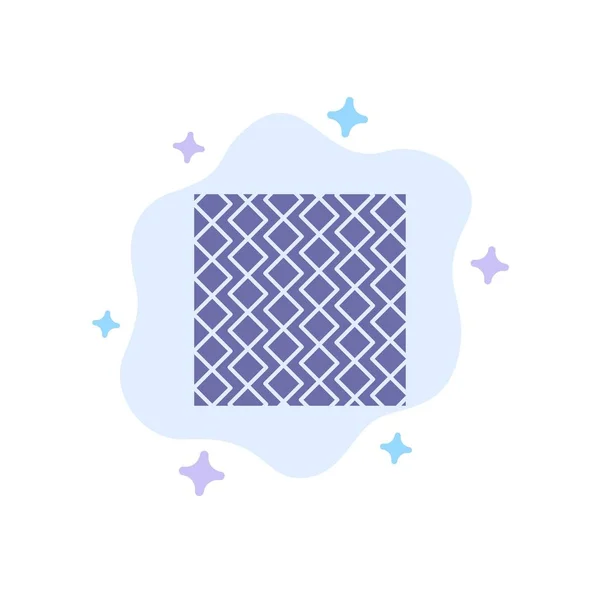 Fliesen, Boden, Platte, Quadrat, Streifen, Fliesen, Wand blaues Symbol auf abs — Stockvektor